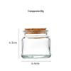 Em estoque atacado tamanho pequeno vidro aromaterapia vela copo 100ml 200ml suporte de vela cortiça frasco de vidro marrom garrafa de vidro