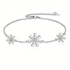 Pulseira de Girassol Nova Moda Amazon Transfronteiriça Estilo Luxo Leve Nicho Aço Inoxidável Pulseira de Girassol Feminina