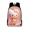 2023 Nuevo ProDucto 3D Transfronterizo Nuevo ProDucto Mochila Linda de Hello Kitty Bolsa Escolar para Estudiante Dibujos Animados para Niños