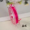 Hilo Elástico Plano de Seda de Colores Hilo para Cuentas Hecho a Mano DIY Hilo para Joyería de Cristal Alambre para Cuentas Resistente al Desgaste Material Accesorios para Joyería