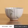 Mesa de Hielo Pintado a Mano Bambú Shinohara Copa Redonda de Loto Copa Maestra para el Hogar Copa para Cata de Té Taza de Té de Cerámica Taza de Té Kung Fu Taza Personal