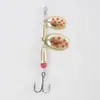 Venta al por mayor del fabricante Spinnerbait Compuesto Giratorio de Doble Pieza Señuelo Biónico Equipo de Pesca