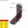 Suporte Angular em L de Ferro Galvanizado, Fixadores para Conexão de Móveis, Suporte de Ângulo Reto de Aço Inoxidável, Cantoneira de Ferro para Reforço de Mesas e Cadeiras Atacado