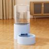 Dispensador de Agua para Gato y Perro, Comida para Gato, Alimentador Totalmente Automático, Tazón para Gato y Perro, Cubeta de Almacenamiento de Alimentos, Alimentación para Gato, Artefacto para Beber Agua para Mascotas