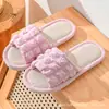 Pantuflas tipo acolchado, para interior, suela suave, ligeras, transpirables, pantuflas para el hogar, lino para todas las estaciones, adecuadas para uso en casa, casas de huéspedes y viajes