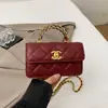 Bolso de Mano Estilo Chanel Transfronterizo para Mujer 2026 Nuevo Versátil Hombro Pequeño Cuadrado Bandolera Acolchado Bolso con Cadena