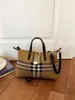 2026 Nueva Bolsa Tote de Gran Capacidad Casual Versátil Bolso Grande de Hombro Único Bolsa de Compras de Tela a Rayas Bolso Grande para el Viaje Diario de Mujer