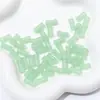 Imitación de Jade Vidrio Agujero Recto Cuentas de Bambú Hecho a Mano DIY Estilo Antiguo Collar Pulsera Accesorios Joyería con Cuentas Semiacabados Cuentas Sueltas