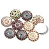 20 Piezas/Paquete Interfaz de Vidrio para Ojo Accesorios de Joyería DIY Parche de Vidrio Gema 10-25mm