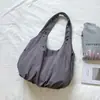 Bolso de axila de diseño nicho inspirado en el estilo coreano ins, con textura, nuevo bolso de mano 2026, color liso, bolso de hombro simple