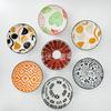 Criativo Japonês Underglaze Cor 4,5 Polegadas Reta Tigela Impressa Tigela de Arroz Retro Tigela de Sopa Pequena Tigela Nova Utensílios de Mesa Domésticos