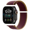Adequado para Pulseira de Relógio Apple 11ª Geração Wild Trail Iwatchs9/8/7 Trama de Nylon com Velcro Ultra3