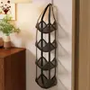 Bolsa Colgante para Guardar Pelotas para Uso Doméstico, Organizador Detrás de la Puerta para Fútbol, Voleibol, Baloncesto, Estante de Almacenamiento Multicapa Montado en la Pared