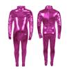 Disfraz de cosplay de Halloween transfronterizo para niños, mono bronceador de charol con capa de gel, disfraz de cuerpo entero para actuación en el escenario