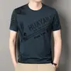 Al por mayor Delgado Alta Gama Verano 2026 Nuevo Manga Corta Moda Camiseta Cuello Redondo Casual Versátil Media Manga Moda Camiseta