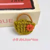 Bolsas de Punto Estilo Bosque, Canastas Pequeñas de Flores Tejidas a Mano, Accesorios para Joyería DIY, Accesorios para Ropa de Otoño e Invierno, Accesorios