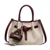 Bolso Cubo Mate Retro de Moda con Diseño Único, Bolso de Mano Color-Blocking, Bolso Cruzado de Viaje Trendy y Elegante
