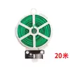 Alambre de Atar Recubierto de Plástico con Cortador para Atar Cables, Jardinería, Bonsái y Asegurar Cuerdas y Cables. 50.2m