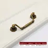 Puxador de Porta de Armário Novo Estilo Chinês Moderno Minimalista Liga de Zinco Gaveta Guarda-roupa Armário Puxador Preto Venda Direta de Fábrica