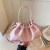 Bolso Cubo de Moda Transfronterizo 2026 para Mujer, Diseño Único, Bolso de Mano con Cuentas, Bolso Cruzado de Gran Capacidad para el Trabajo