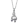 Pingente de Escorpião em Prata S925 Colar de Pérolas de Água Doce DIY para Mulheres, Luxo Acessível, Design de Nicho de Alta Qualidade, Joias Artesanais