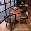 B&B Qingbar Restaurante Café Hotel Rattan Wabi-Sabi Juego de Combinación de Mesa y Sillas Qingbar Área de Descanso Mesa y Sillas para Negociación