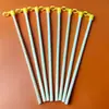 Bolsa de Madeira de Bambu Poste de Lanterna de Plástico Acessórios para Lanterna DIY Lanterna Pequena Amarela LED Lanterna com Fundo Translúcido Mecha de Lanterna