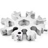 Herramienta de copo de nieve Hebilla multifunción EDC Llave de copo de nieve Octagonal 18 en 1 Herramienta portátil universal para exteriores Llave pequeña