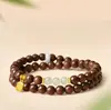 Pulsera de Cristal de Sándalo Dorado y Jade Hetian para Hombres y Mujeres Pulsera de Cuentas de la Suerte Cuentas Budistas de Madera de Sándalo Rosario