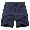Shorts de Corrida Casuais de Seda de Gelo de Secagem Rápida, Shorts Frescos de Verão, Shorts Esportivos Respiráveis Masculinos, Estilo Masculino Fino