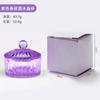 Venda imperdível novo copo de cristal rosa com tampa de vidro cristalino colorido banhado a cristal colorido