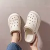 Zuecos de Suela Gruesa para Aumentar la Altura para Mujer, Nuevo Modelo de Verano 2026, Pantuflas Ultracómodas, Sandalias de Playa Antideslizantes de Eva para Mujer