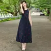 Nuevo Vestido de Algodón y Seda para Mujeres de Mediana Edad y Mayores, Estilo Veraniego Juvenil, Tallas Grandes, Vestido Floral para Madres de Mediana Edad, Ropa Exterior con Temperamento