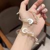 Pulsera Infantil Tejida a Mano con Cuerda de Cinco Colores Nicho Minimalista Versátil Moda Dopamina Color Paz y Alegría