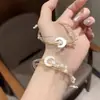 Pulseira Colorida de Corda da Moda com Design de Lua e Estrela de Cinco Pontas para o Festival do Barco-Dragão, Pulseira Versátil de Presente de Nicho