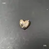 Remaches metálicos en forma de corazón con pedrería para ropa, bolsos, zapatos, sombreros, manualidades DIY