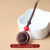 Llavero con colgante del zodiaco de palisandro para hombre y mujer, accesorio para colgar bolsos de pareja, cadena para colgar llaves de coche, accesorios para colgar