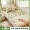 Roupa de cama para dormitório estudantil 100% algodão lençol com elástico protetor de colchão peça única 90x190 zíper total capa para cama de solteiro