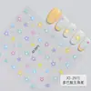 Pegatinas para Uñas Pentagrama de Dopamina, Tendencia Popular de Internet, Estrellas de Contraste en Degradado Colorido, Decoraciones de Uñas Portátiles