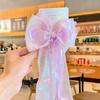 2023 Nuevo Estilo Pasador de Pelo con Lazo Accesorios para el Cabello de Niños Celebridad de Internet Pinza para el Cabello Grande Linda para la Parte Trasera de la Cabeza Estilo Occidental Súper Hada