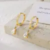 Pendientes de Aro Colgantes Versátiles Amazon con Moissanita para Mujer, Modernos y Elegantes para el Trabajo, Venta al por Mayor desde el Fabricante