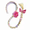 Acessórios de Cabelo Estilo Europeu e Americano para Cabelos Longos, Tiara de Trança Grossa de Princesa Rapunzel, Acessórios de Cabelo para Cosplay de Princesa, Acessórios de Cabelo Infantis Frozen
