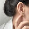 Moda Retro, Lujo Accesible, Elegantes, Elegantes, Pendientes de Circonita con Forma de Serpiente, Pendientes Sencillos y de Alta Gama para Mujer