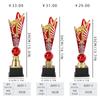 Personalização de troféu pequeno, exercício da aptidão física infantil, competição de habilidades de salão de beleza, estrela de cinco pontas personalizada avançada pessoal