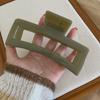 Pinza de agarre extragrande de 13 cm ~ color gelatina otoño e invierno pinza de tiburón rodete trasero pelo ins pasador francés de alta gama para mujer