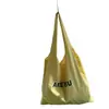 Bolsa de Lona Dulce Estilo Coreano para Mujer, Bolso de Hombro Simple de Letras de Nicho, Bolsa Tote de Gran Capacidad para el Trabajo, Moderno