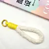 Cordón de Felpa Colorido para Teléfono de Otoño e Invierno, Llavero de Muñeca Corto a la Moda, Correa Anticaída para Botellas de Agua y Accesorios de Bolsa