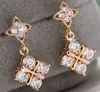 Brincos de Cobre com Zircônia Quadrada Moda Personalizada Popular Europeu e Americano Brincos Explosões Transfronteiriças AliExpress Brincos e8099