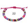 Pulseras Tejidas a Mano de Estilo Étnico Bohemio Más Vendidas Transfronterizas para Adolescentes, Joyería de Pulseras de Amistad de Surf Coloridas