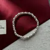 Pulseira de Zircônia Rosa e Pérola Swarovski, Pulseira Envolvente Ajustável e Estilosa, Exquisita e Versátil, Joias de Luxo Atacado